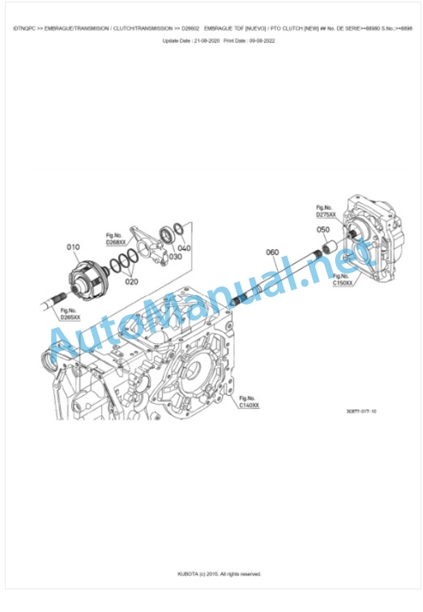 Kubota M8540DTNQPC Parts Manual PDF BKIDK5131 3 Kubota M8540DTNQPC Parts Manual PDF BKIDK5131-3