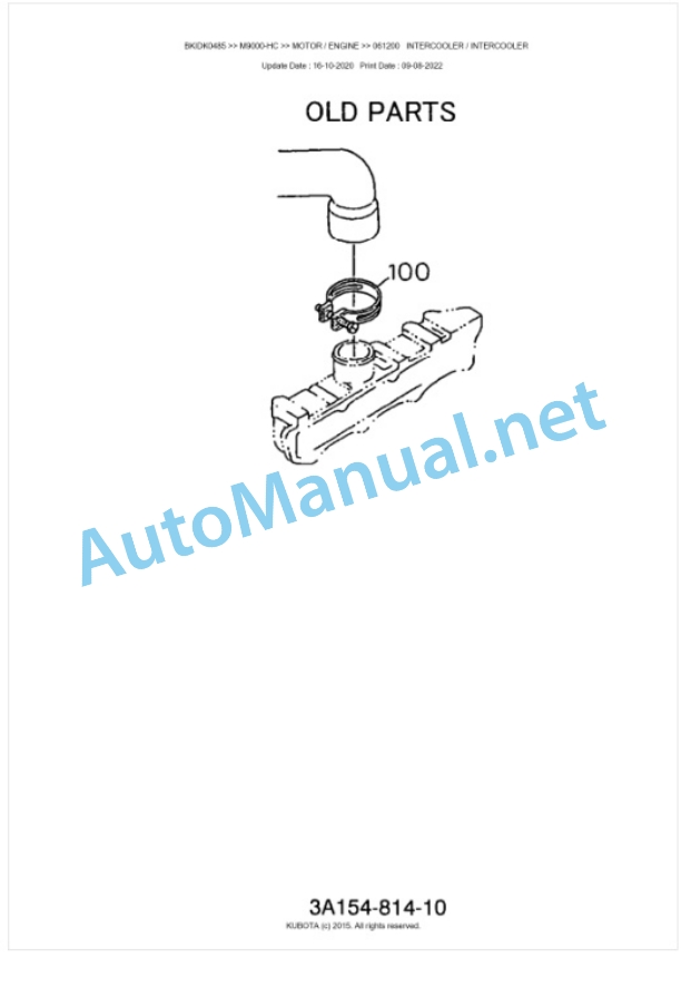 Kubota M9000-HC Parts Manual PDF BKIDK0485 2 Kubota M9000-HC Parts Manual PDF BKIDK0485-2