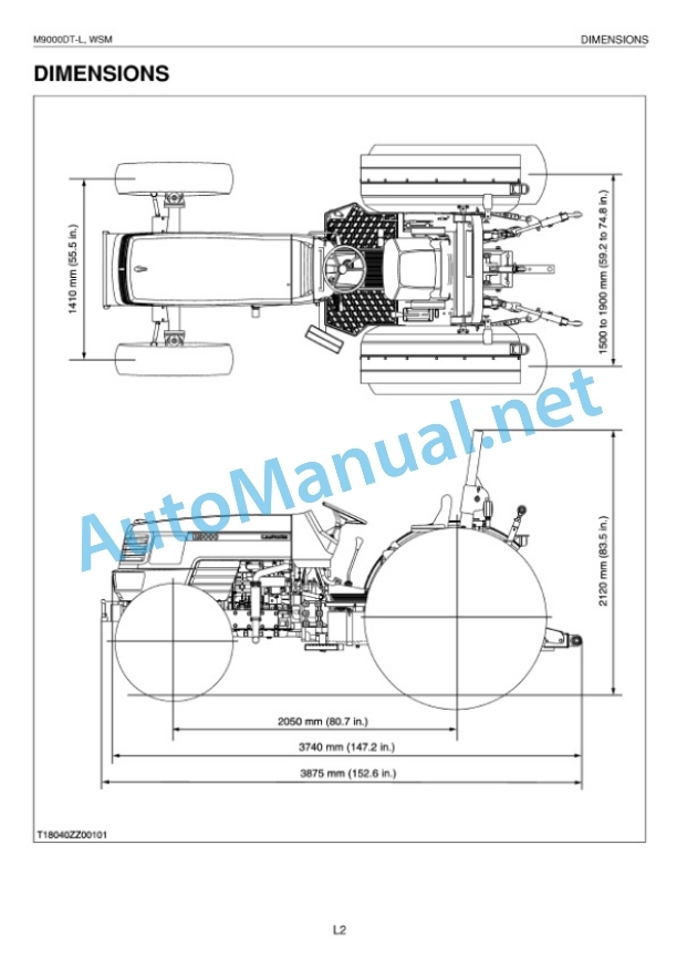 Kubota M9000DT-L Supplement Tractor Workshop Manual PDF-4
