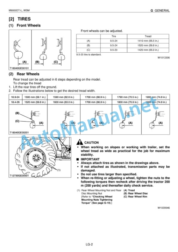Kubota M9000DT-L Supplement Tractor Workshop Manual PDF-5