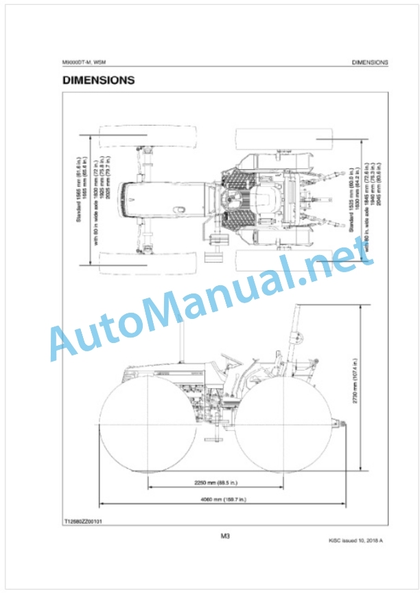 Kubota M9000DT-M Supplement Tractor Workshop Manual PDF 2 Kubota M9000DT-M Supplement Tractor Workshop Manual PDF-2