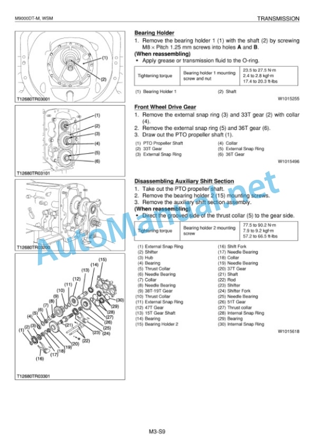 Kubota M9000DT-MC Supplement Tractor Workshop Manual PDF 5 Kubota M9000DT-MC Supplement Tractor Workshop Manual PDF-5