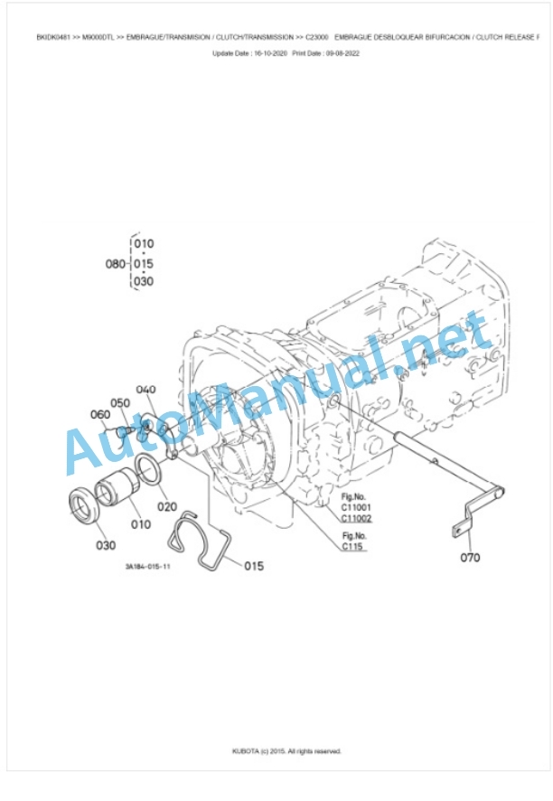 Kubota M9000DTL Parts Manual PDF BKIDK0481 3 Kubota M9000DTL Parts Manual PDF BKIDK0481-3