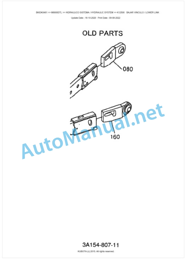 Kubota M9000DTL Parts Manual PDF BKIDK0481 5 Kubota M9000DTL Parts Manual PDF BKIDK0481-5