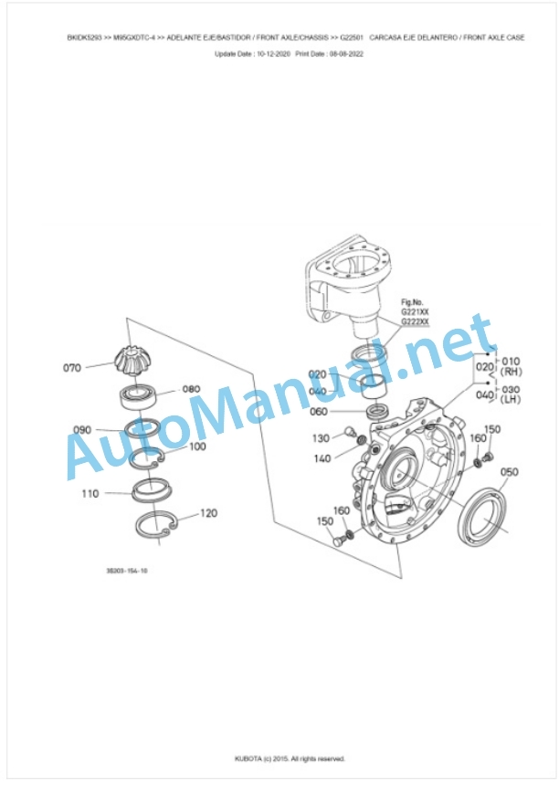 Kubota M95GX-4, M105GX-4 Parts Manual PDF BKIDK5293 4 Kubota M95GX-4, M105GX-4 Parts Manual PDF BKIDK5293-4