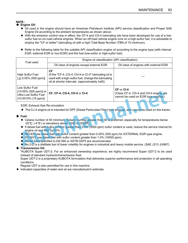 Kubota M96SDTM Tractor Operators Manual PDF 4 Kubota M96SDTM Tractor Operators Manual PDF - Image 4