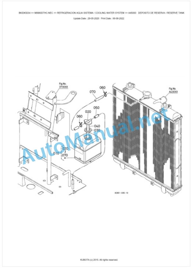 Kubota M9960DTHC-NEC Parts Manual PDF BKIDK5034 2 Kubota M9960DTHC-NEC Parts Manual PDF BKIDK5034-2