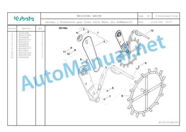 Kubota MD1000M Parts Manual PDF 4 Kubota MD1000M Parts Manual PDF-4