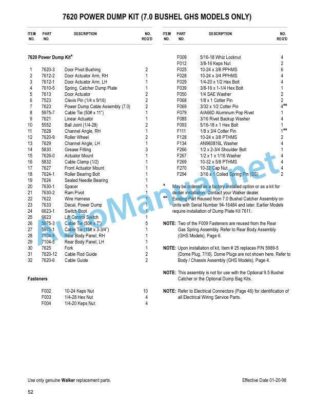 Kubota MDD(20.9 HP Diesel), MDG(24.5 HP Gasoline) Walker Rider Lawnmowers Parts Manual PDF-5