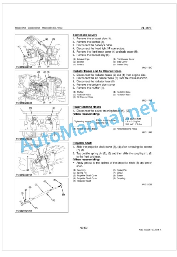 Kubota ME8200DNB(Supplement), ME8200SDNB, ME8200SDNBC Supplement Tractor Workshop Manual PDF 2 Kubota ME8200DNB(Supplement), ME8200SDNB, ME8200SDNBC Supplement Tractor Workshop Manual PDF-2