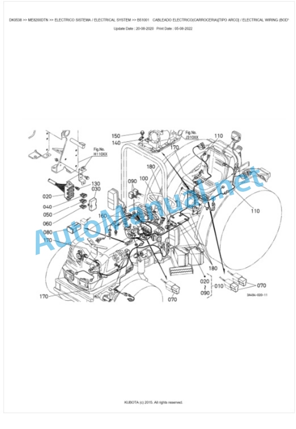 Kubota ME8200DTN Parts Manual PDF BKIDK0538 3 Kubota ME8200DTN Parts Manual PDF BKIDK0538-3