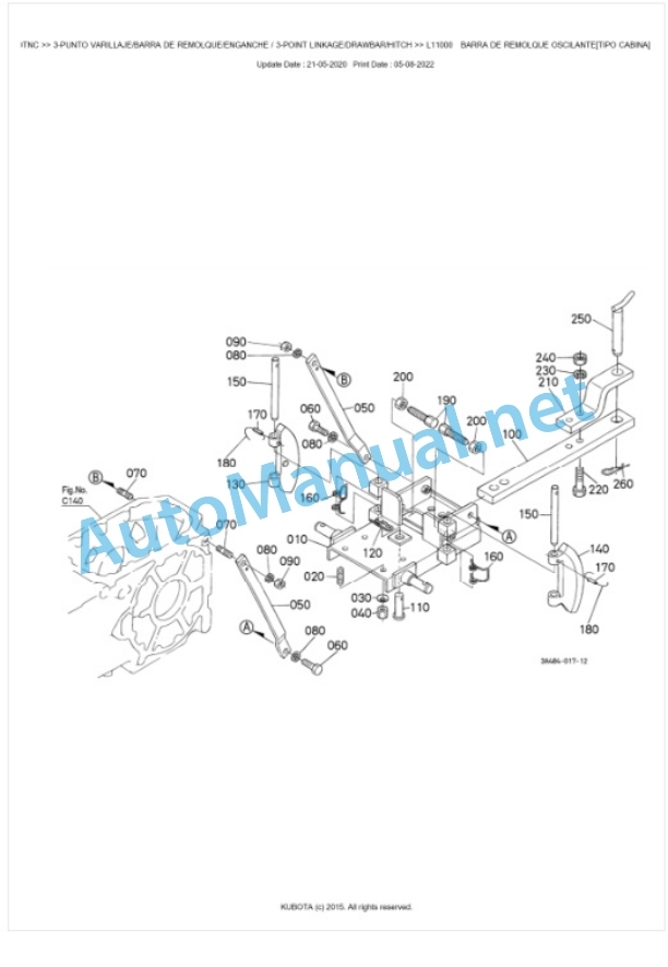 Kubota ME8200DTNC Parts Manual PDF BKIDK0539 5 Kubota ME8200DTNC Parts Manual PDF BKIDK0539-5