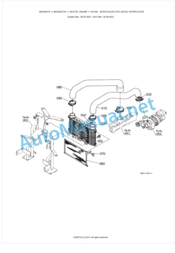 Kubota ME9000DTHL Parts Manual PDF BKIDK0518 2 Kubota ME9000DTHL Parts Manual PDF BKIDK0518-2