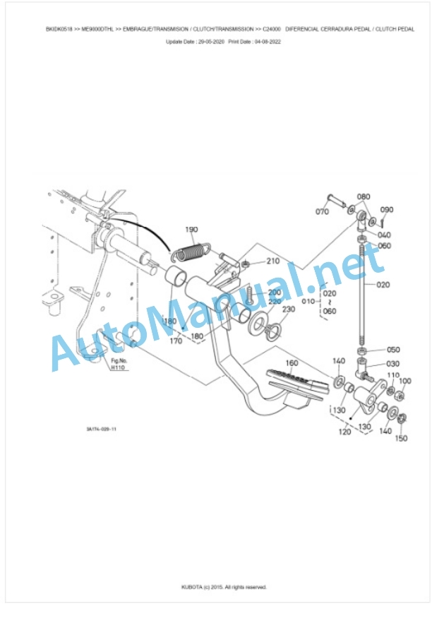 Kubota ME9000DTHL Parts Manual PDF BKIDK0518 3 Kubota ME9000DTHL Parts Manual PDF BKIDK0518-3