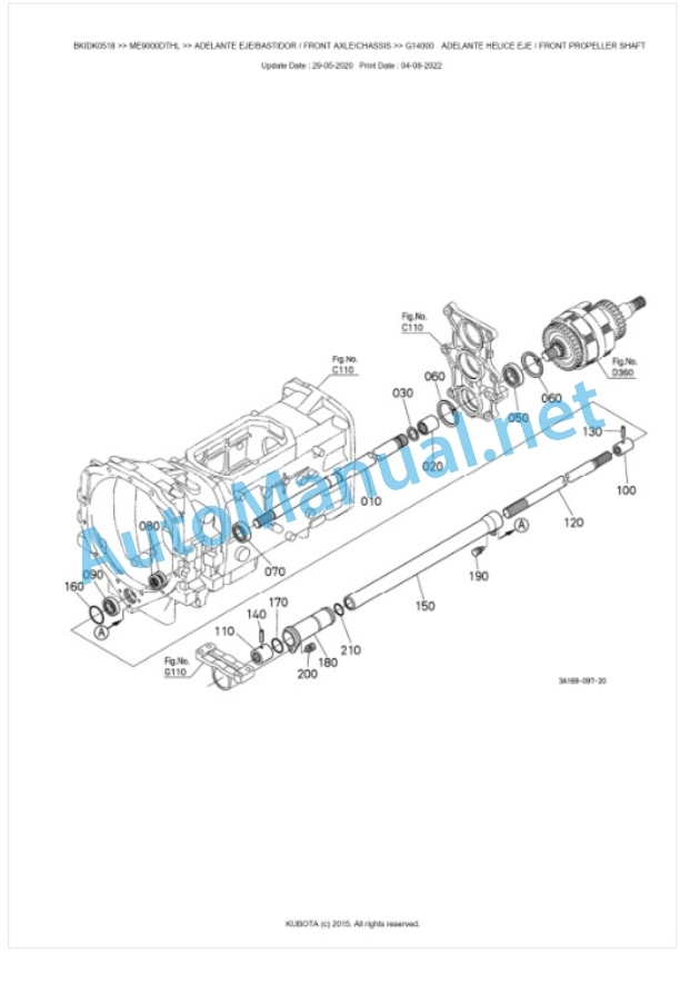 Kubota ME9000DTHL Parts Manual PDF BKIDK0518 4 Kubota ME9000DTHL Parts Manual PDF BKIDK0518-4