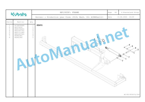 Kubota MP1900F Parts Manual PDF 4 Kubota MP1900F Parts Manual PDF-4