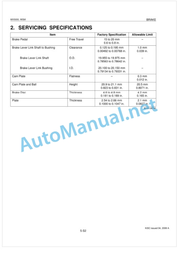 Kubota MX5000 Tractor Workshop Manual PDF 4 Kubota MX5000 Tractor Workshop Manual PDF-4