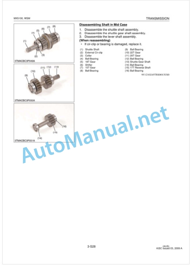 Kubota MX5100 Tractor Workshop Manual PDF 3 Kubota MX5100 Tractor Workshop Manual PDF-3