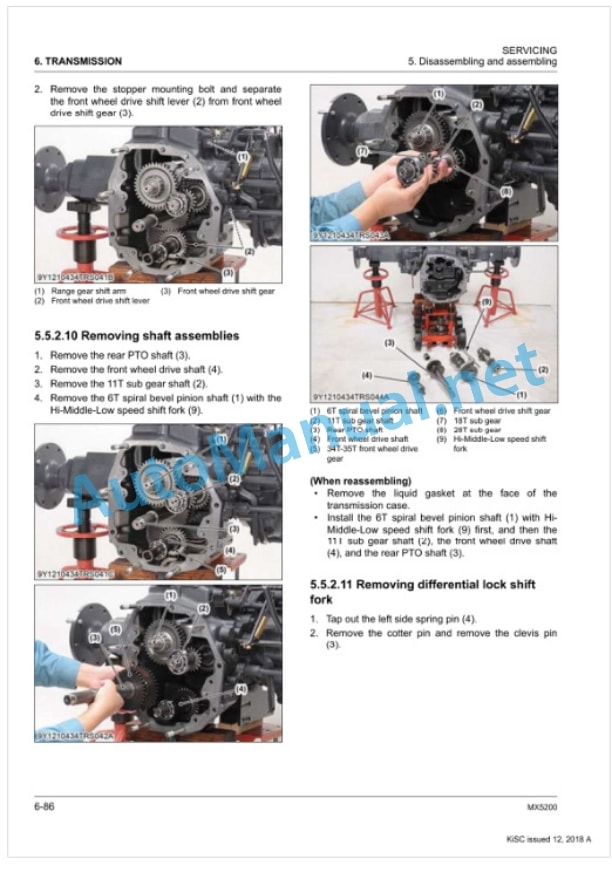 Kubota MX5200 Tractor Workshop Manual PDF 4 Kubota MX5200 Tractor Workshop Manual PDF-4