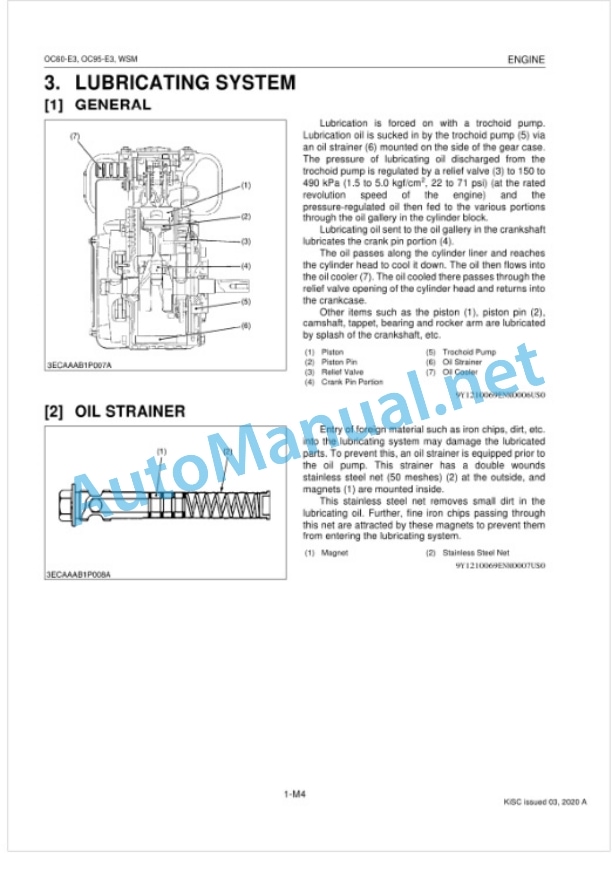 Kubota OC60-E3, OC95-E3 Diesel Engine Workshop Manual PDF 3 Kubota OC60-E3, OC95-E3 Diesel Engine Workshop Manual PDF-3