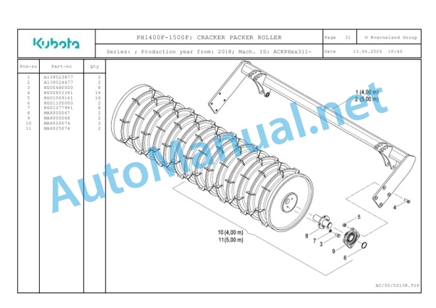 Kubota PH1400F-1500F Parts Manual PDF 4 Kubota PH1400F-1500F Parts Manual PDF-4