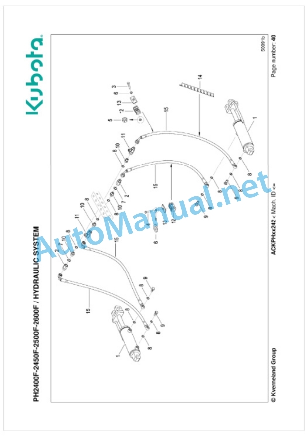 Kubota PH2400F-2450F-2500F-2600F Parts Manual PDF 4 Kubota PH2400F-2450F-2500F-2600F Parts Manual PDF-4