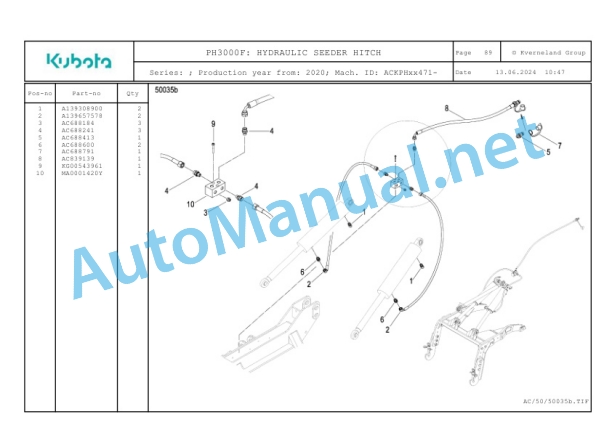 Kubota PH3000F Parts Manual PDF 5 Kubota PH3000F Parts Manual PDF-5