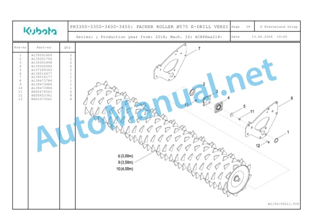 Kubota PH3300-3350-3400-3450 Parts Manual PDF 3 Kubota PH3300-3350-3400-3450 Parts Manual PDF-3