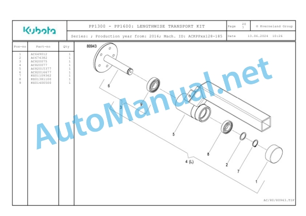 Kubota PP1300-PP1600 Parts Manual PDF 4 Kubota PP1300-PP1600 Parts Manual PDF-4