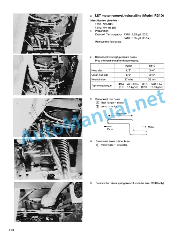 Alternative view of Kubota R310, R310B, R410, R410B Service Chapter Wheel Loader Workshop Manual PDF EN