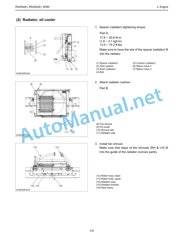 Kubota R420a, R420S, R520a, R520S Service Chapter Wheel Loader Workshop Manual PDF EN 2 Kubota R420a, R420S, R520a, R520S Service Chapter Wheel Loader Workshop Manual PDF EN-2