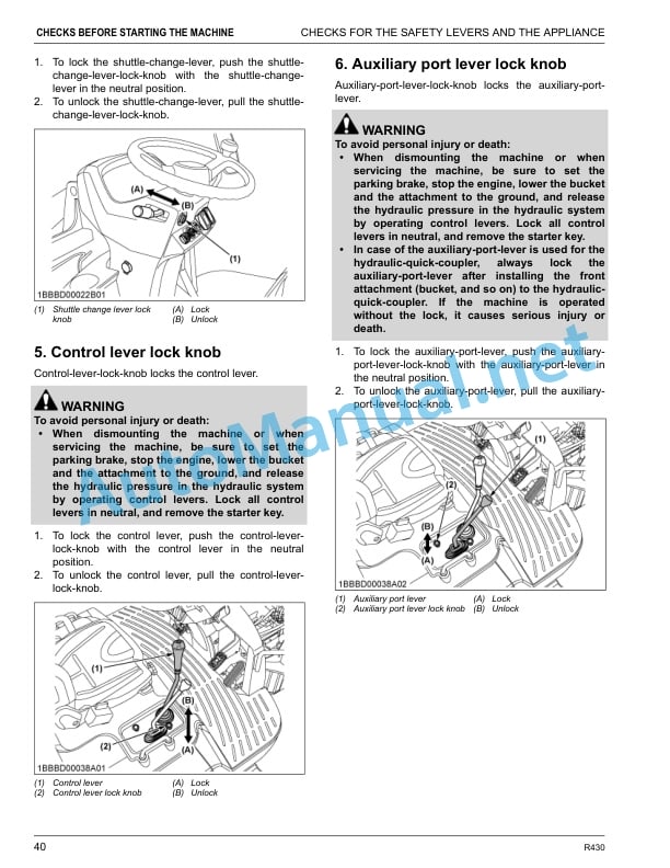 Kubota R430 Wheel Loader Operators Manual PDF 3 Kubota R430 Wheel Loader Operators Manual PDF - Image 3