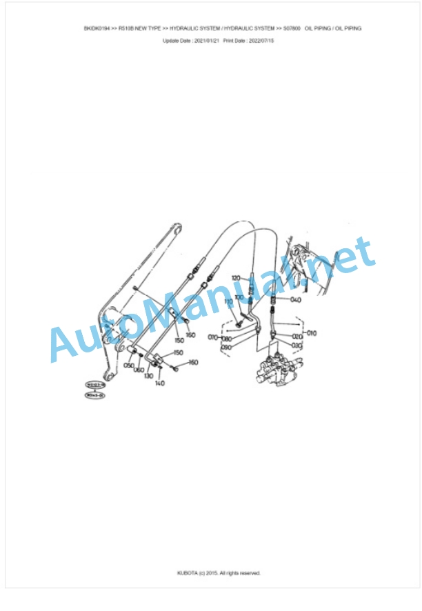 Kubota R510B NEW TYPE Parts Manual PDF BKIDK0194 4 Kubota R510B NEW TYPE Parts Manual PDF BKIDK0194-4