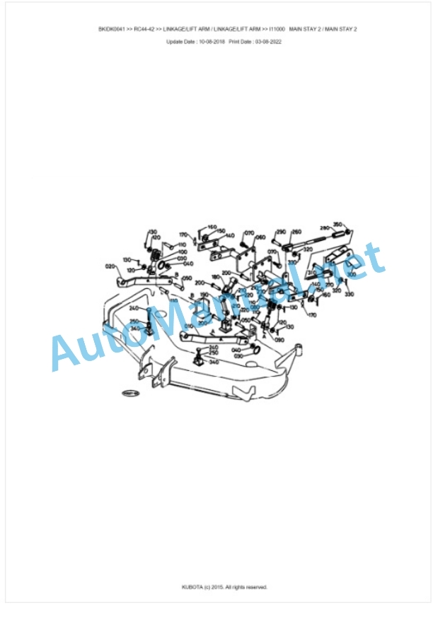 Kubota RC44-42 Parts Manual PDF BKIDK0041 5 Kubota RC44-42 Parts Manual PDF BKIDK0041-5
