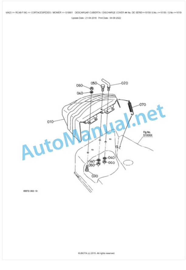 Kubota RC48-F19G Parts Manual PDF BKIDA0423 5 Kubota RC48-F19G Parts Manual PDF BKIDA0423-5