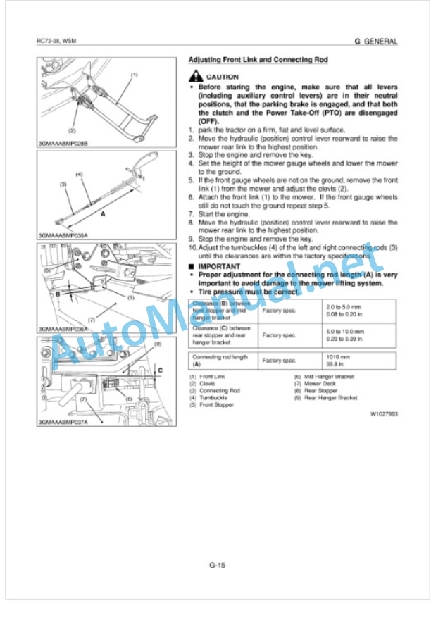 Kubota RC72-38 Rotary Mower Workshop Manual PDF 4 Kubota RC72-38 Rotary Mower Workshop Manual PDF-4