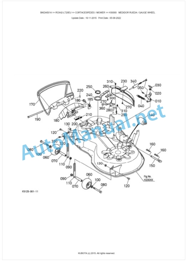 Kubota RCK42-LT20EU Parts Manual PDF BKIDA5014 5 Kubota RCK42-LT20EU Parts Manual PDF BKIDA5014-5