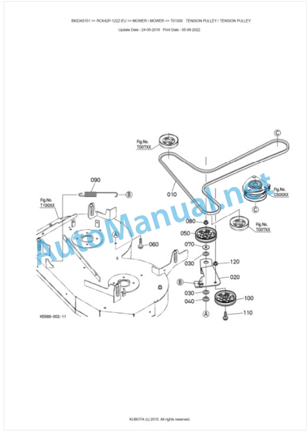 Kubota RCK42P-122Z-EU Parts Manual PDF BKIDA5151 2 Kubota RCK42P-122Z-EU Parts Manual PDF BKIDA5151-2