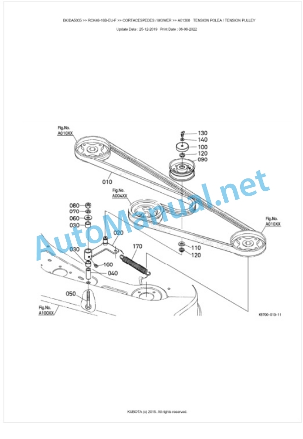 Kubota RCK48-16B-EU-F Parts Manual PDF BKIDA5035 3 Kubota RCK48-16B-EU-F Parts Manual PDF BKIDA5035-3