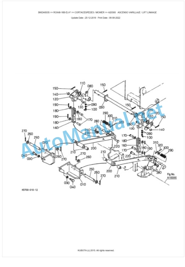 Kubota RCK48-16B-EU-F Parts Manual PDF BKIDA5035 5 Kubota RCK48-16B-EU-F Parts Manual PDF BKIDA5035-5