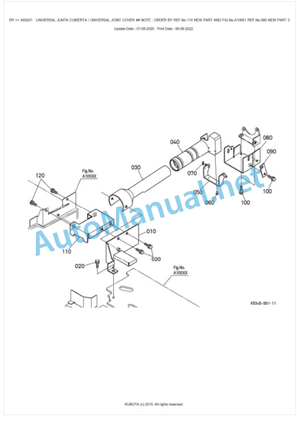 Kubota RCK48-23BX-EU-F Parts Manual PDF BKIDA5026 2 Kubota RCK48-23BX-EU-F Parts Manual PDF BKIDA5026-2