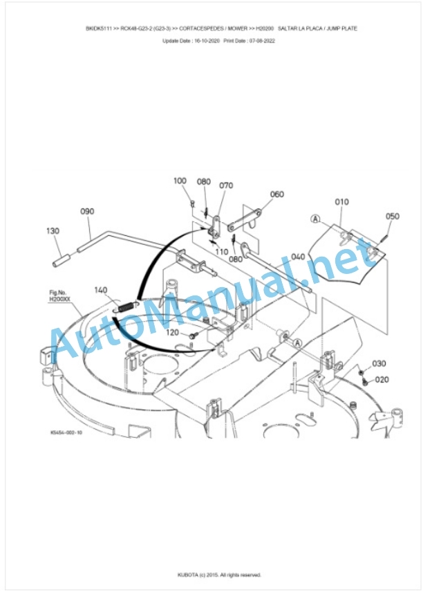 Kubota RCK48-G23-2 (G23-3) Parts Manual PDF BKIDK5111 4 Kubota RCK48-G23-2 (G23-3) Parts Manual PDF BKIDK5111-4