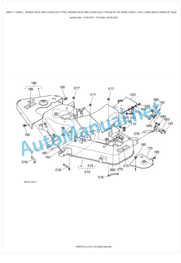 Kubota RCK48G18 Parts Manual PDF BKIDK0507 4 Kubota RCK48G18 Parts Manual PDF BKIDK0507-4