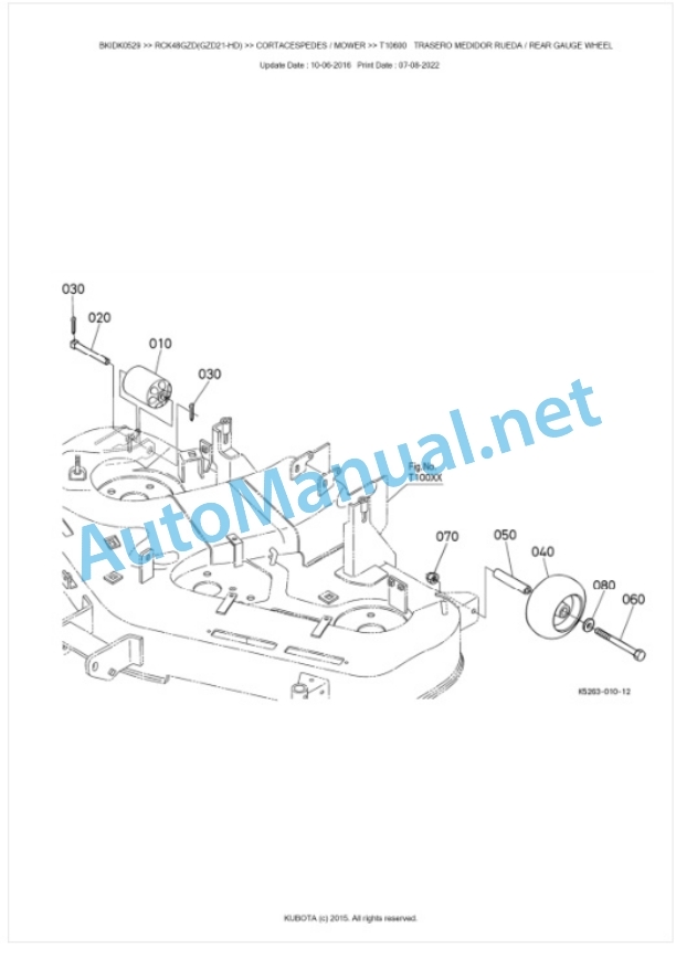 Kubota RCK48GZD(GZD21-HD) Parts Manual PDF BKIDK0529 5 Kubota RCK48GZD(GZD21-HD) Parts Manual PDF BKIDK0529-5