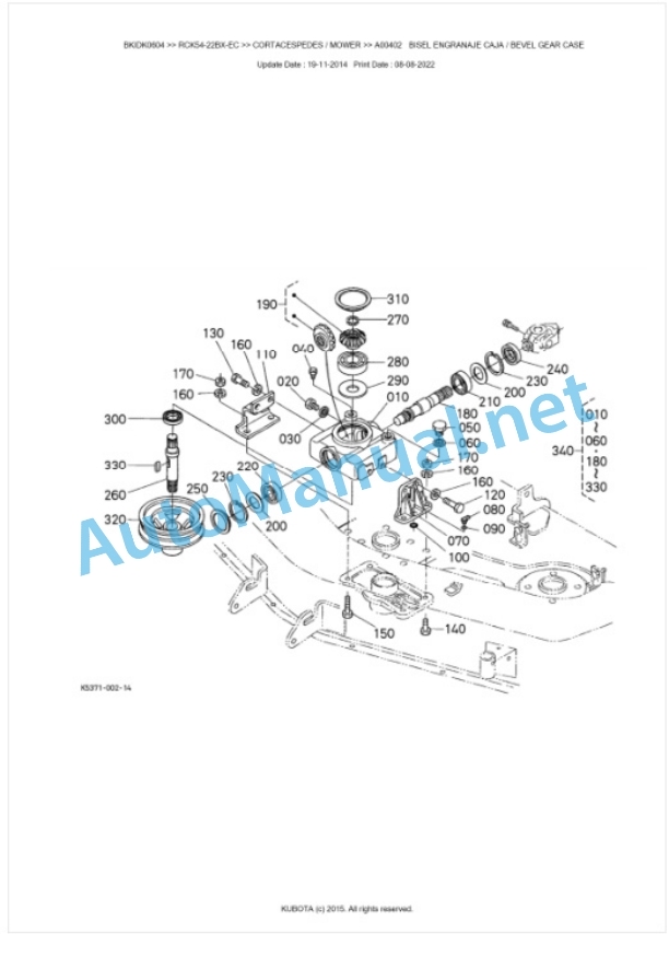 Kubota RCK54-22BX-EC Parts Manual PDF BKIDK0604 2 Kubota RCK54-22BX-EC Parts Manual PDF BKIDK0604-2