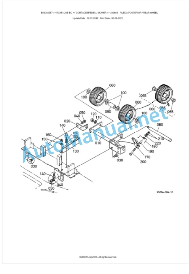 Kubota RCK54-24B-EC Parts Manual PDF BKIDA0357 4 Kubota RCK54-24B-EC Parts Manual PDF BKIDA0357-4