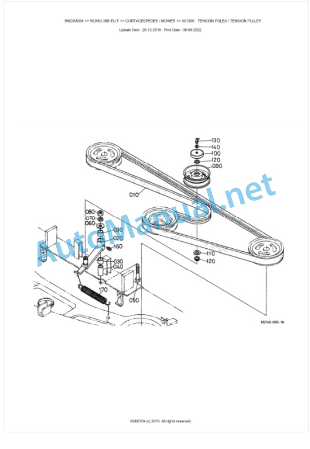 Kubota RCK60-30B-EU-F Parts Manual PDF BKIDA5034 3 Kubota RCK60-30B-EU-F Parts Manual PDF BKIDA5034-3