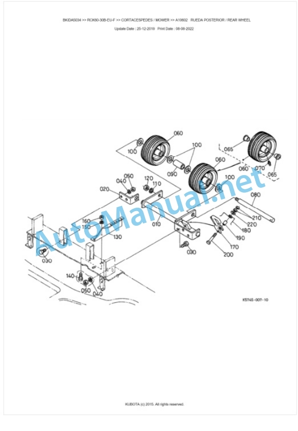 Kubota RCK60-30B-EU-F Parts Manual PDF BKIDA5034 4 Kubota RCK60-30B-EU-F Parts Manual PDF BKIDA5034-4