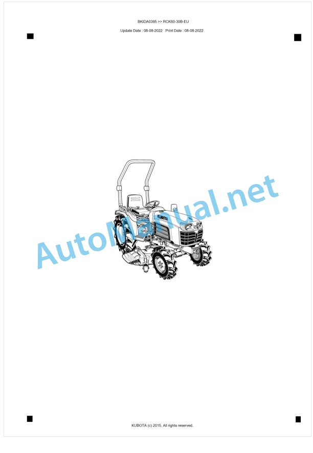 Kubota RCK60-30B-EU Parts Manual PDF BKIDA0395 1 Kubota RCK60-30B-EU Parts Manual PDF BKIDA0395