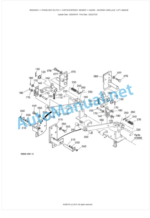 Kubota RCK60-35ST-EU-FW Parts Manual PDF BKIDA5031 5 Kubota RCK60-35ST-EU-FW Parts Manual PDF BKIDA5031-5